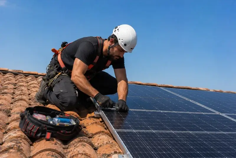 Maintenance et monitoring de panneaux solaires à Sablonceaux
