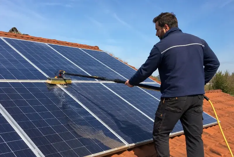 Nettoyage et entretien de panneaux solaires à Sablonceaux